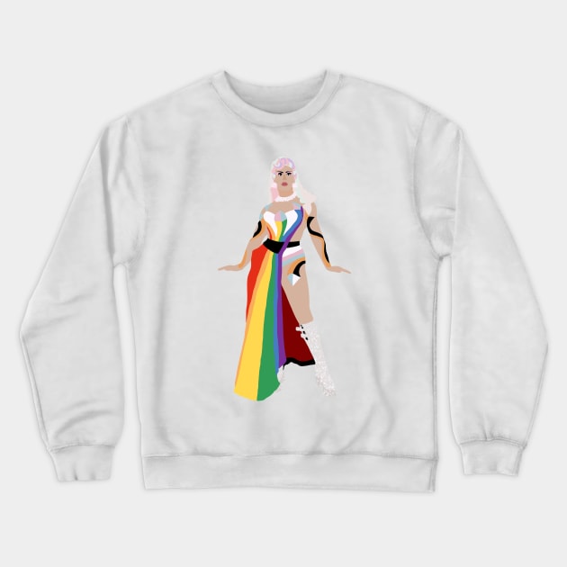 Ella Vaday Drag Queen Crewneck Sweatshirt by rachaelthegreat